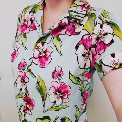 Lady McElroy Aqua Orchid aqua_orchid_-_cotton_-_buttonbirdie_1