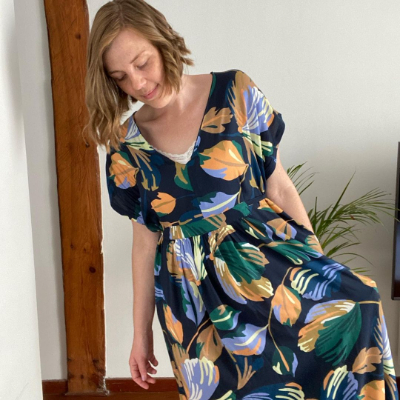 Lady McElroy Artsy Leaf artsy_leaf_-_viscose_-youcansewyourownway_1