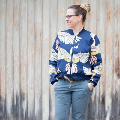 Lady McElroy Marabou Mosaic marabou_mosaic_-_drill_-_walliba_handmade_1