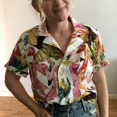 Lady McElroy Toucan Flamingo toucan_flamingo_-_cararaeknits_1